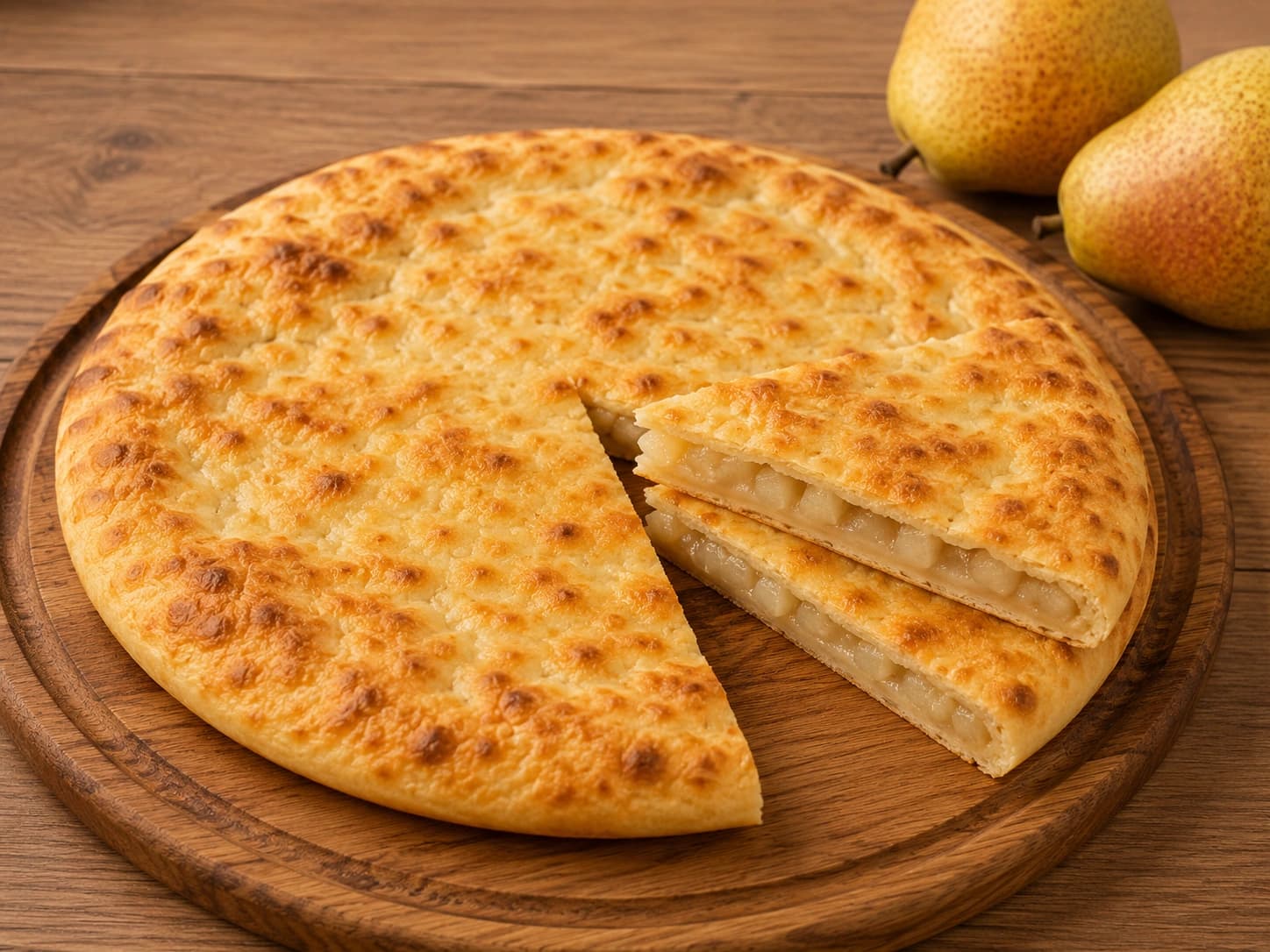 Пирог с грушей
